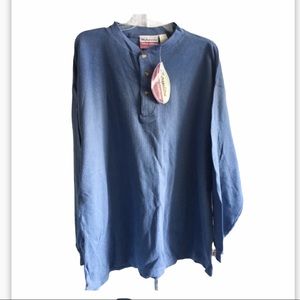 NWT Metropolitan 100% Cotton Casual Top. Size XL